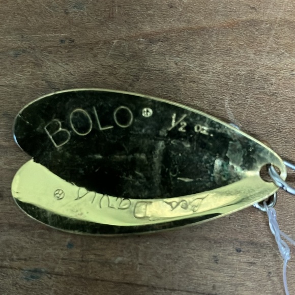 Vintage Jensen Davis BOLO 1/2 oz Fishing lure /  Hooks - Picture 6 of 7